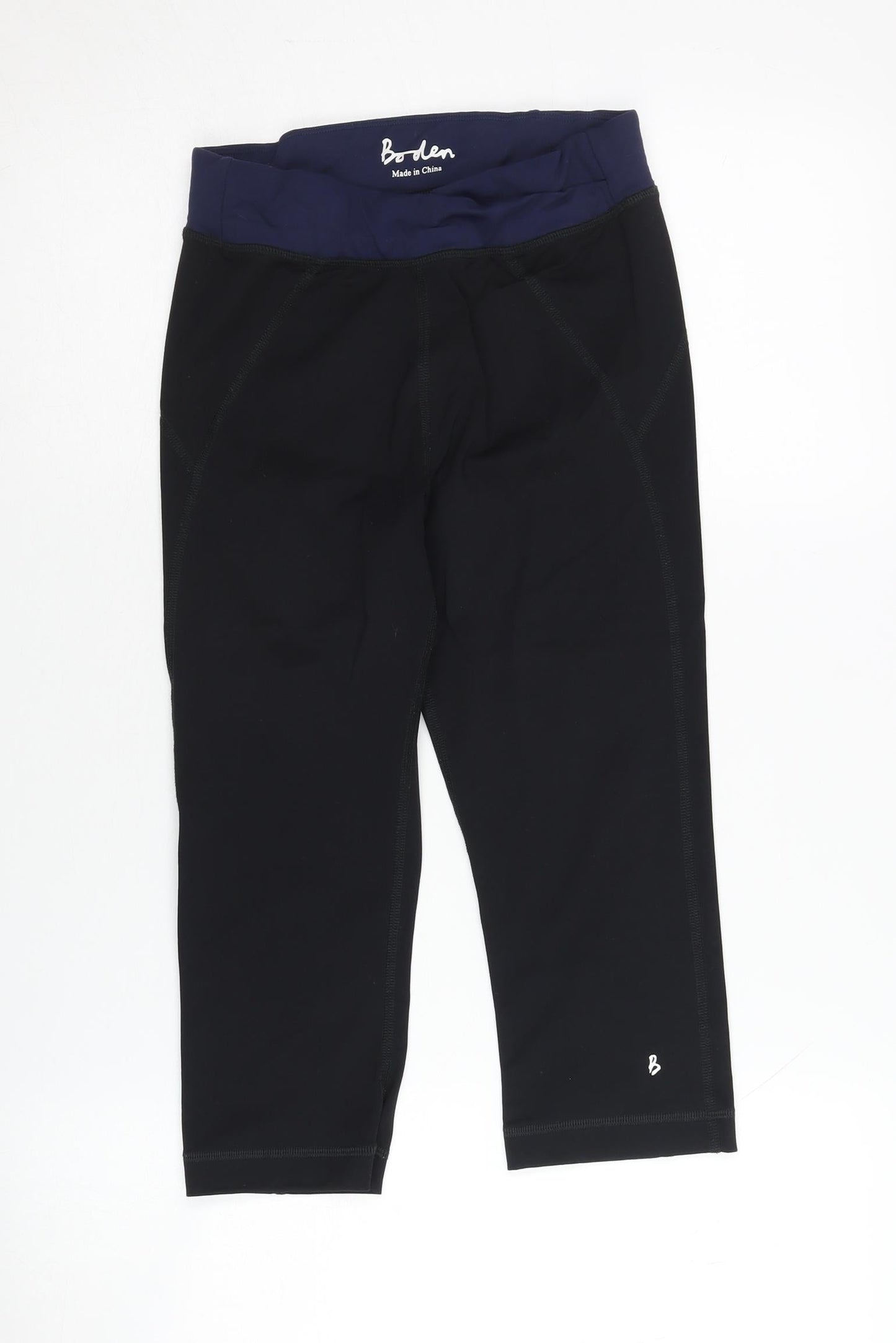 Boden Women's Black Cropped Leggings Size 8