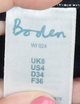 Boden Women's Black Cropped Leggings Size 8