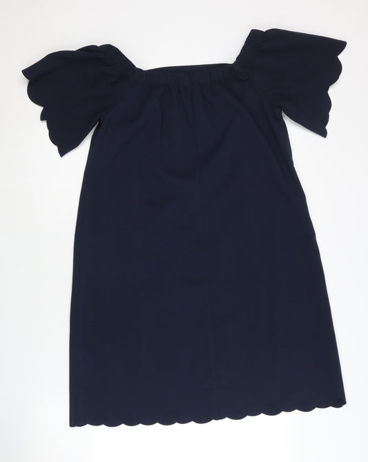 Banana Republic Women's Blue Short Dress Size 10