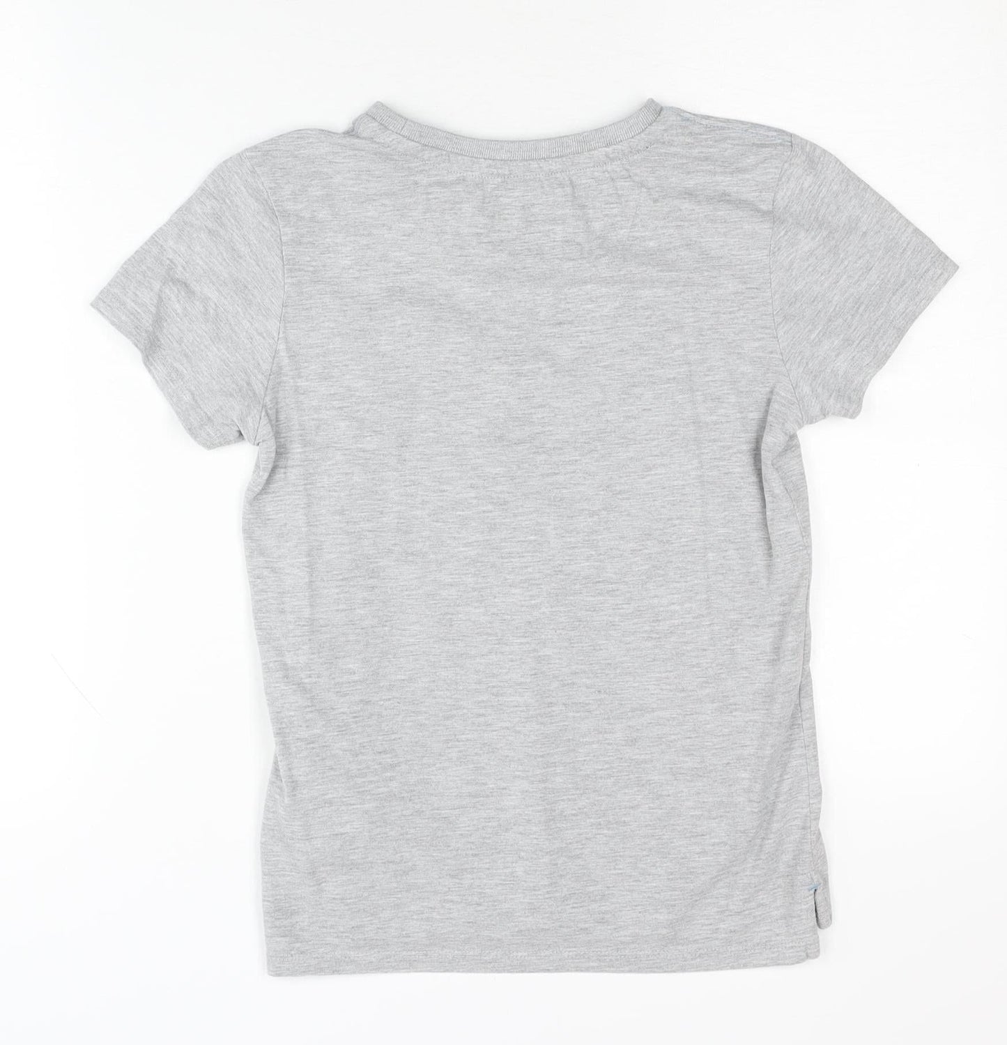 Jasper Conran Boys Grey T-Shirt Size 9-10 Short Sleeve Casual