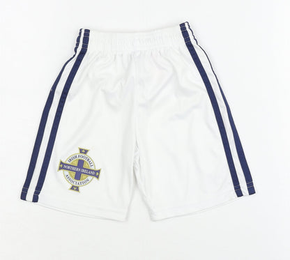 Adidas Boys White Football Shorts 2 Years Athletic