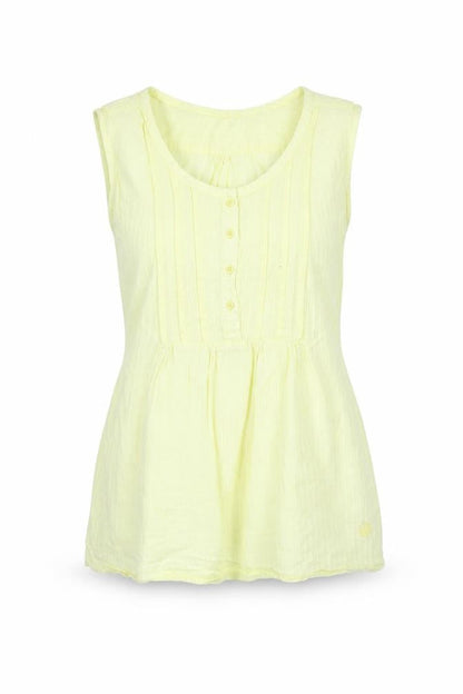Womens UK Size 10 Peter Storm Yellow Basic Blouse