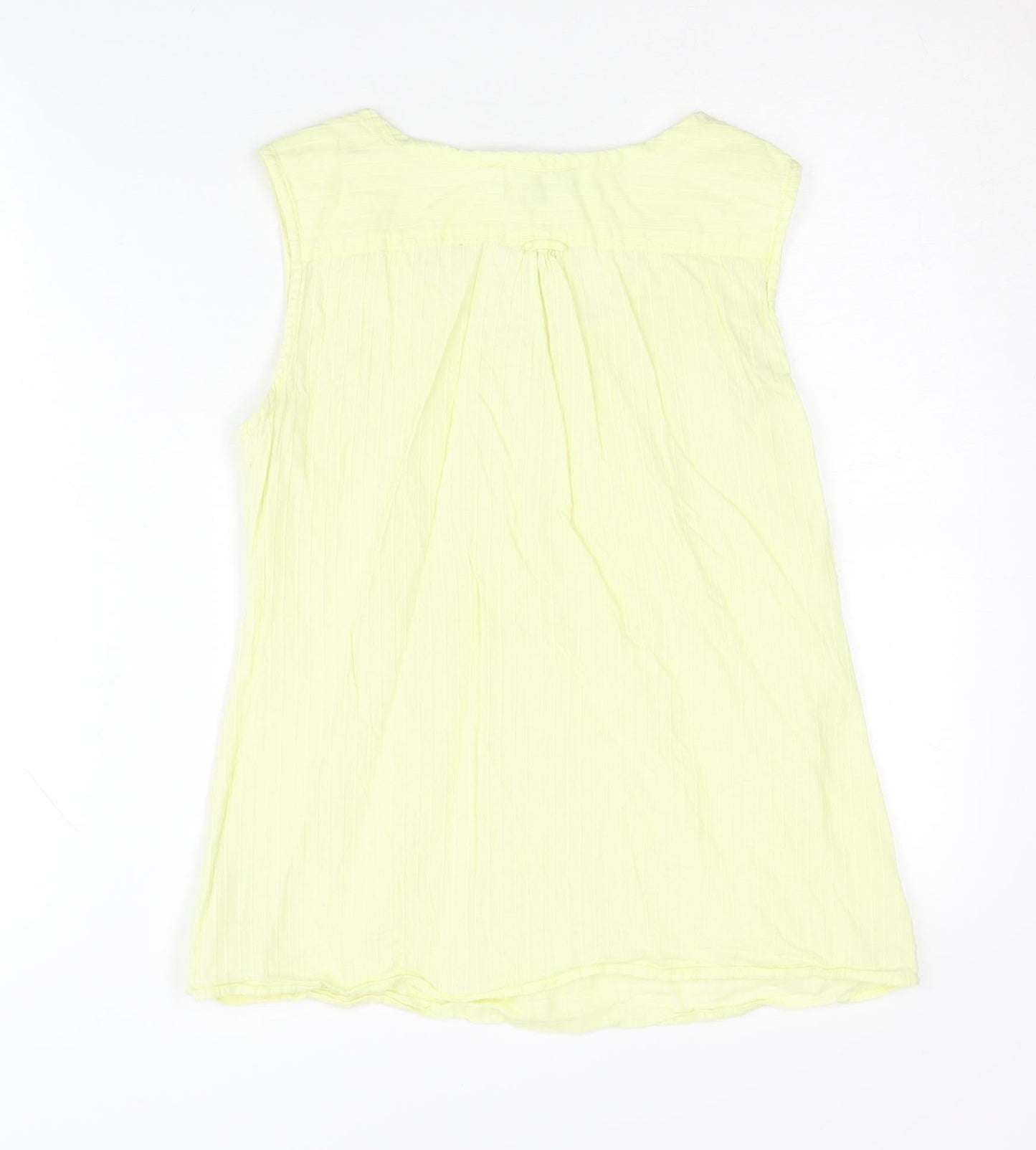 Womens UK Size 10 Peter Storm Yellow Basic Blouse