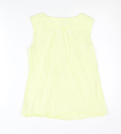 Womens UK Size 10 Peter Storm Yellow Basic Blouse