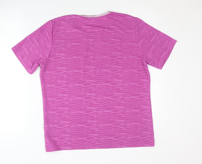 Womens UK Size M Honor Millburn Pink Jersey T-Shirt