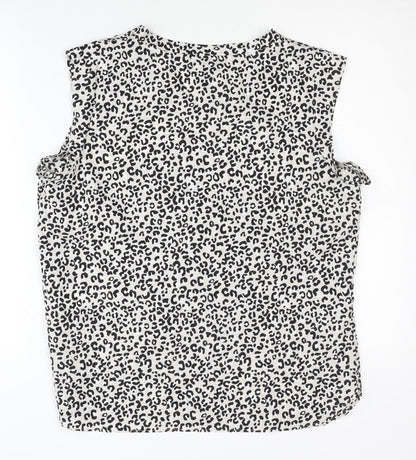 Womens UK Size L DKNY Multicoloured Basic Blouse