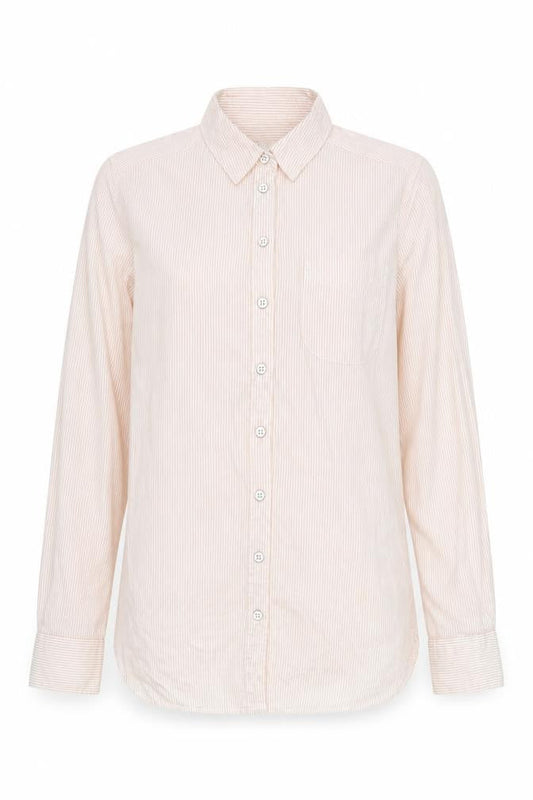 Womens UK Size 8 Fat Face Beige Basic Button-Up