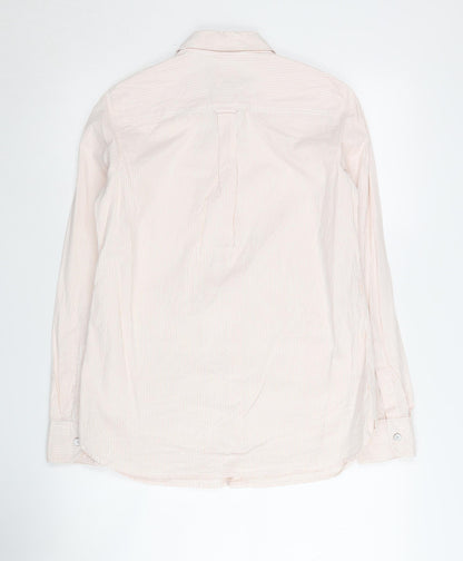 Womens UK Size 8 Fat Face Beige Basic Button-Up