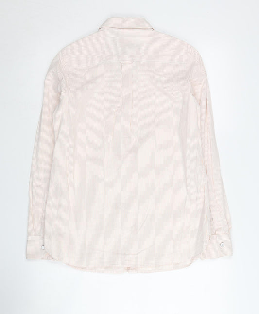 Womens UK Size 8 Fat Face Beige Basic Button-Up
