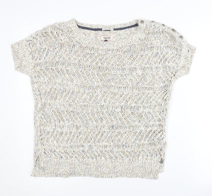 Womens UK Size XS Tommy Hilfiger Multicoloured Pullover Jumper