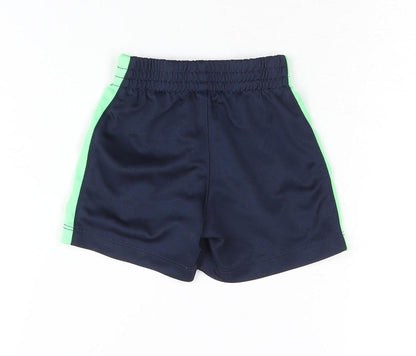 Nike Unisex Baby Blue Track Shorts 12 Months Elastic Waist