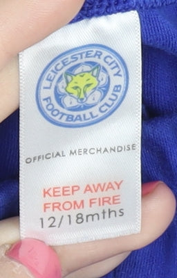 Leicester City Boys Baby Blue Shorts 12-18 Months