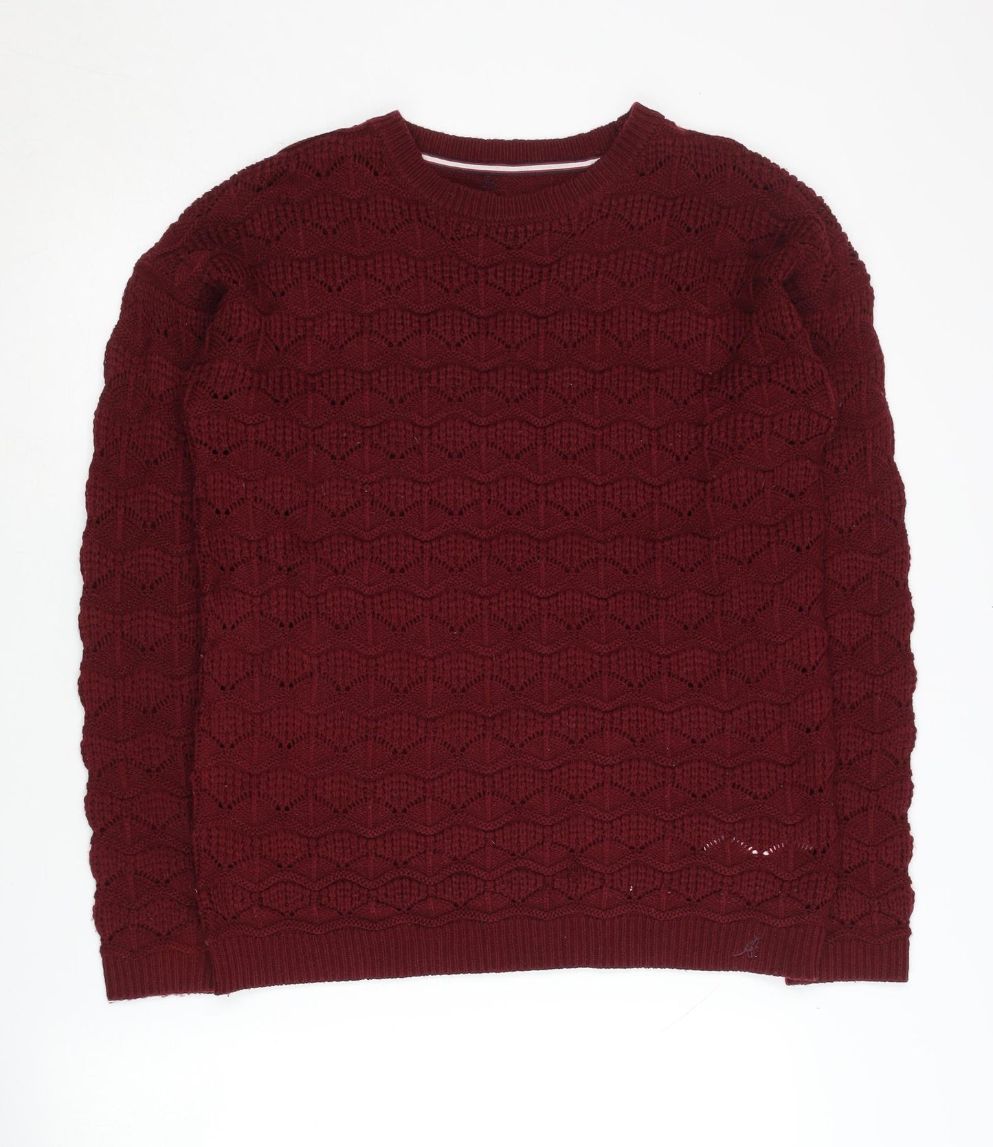 Kangol Women's Red Crew Neck Pullover Jumper M