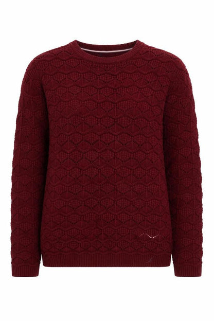 Womens UK Size M Kangol Red Pullover Jumper