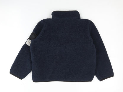 Regatta Boys Blue Fleece Henley Sweatshirt 8 Years