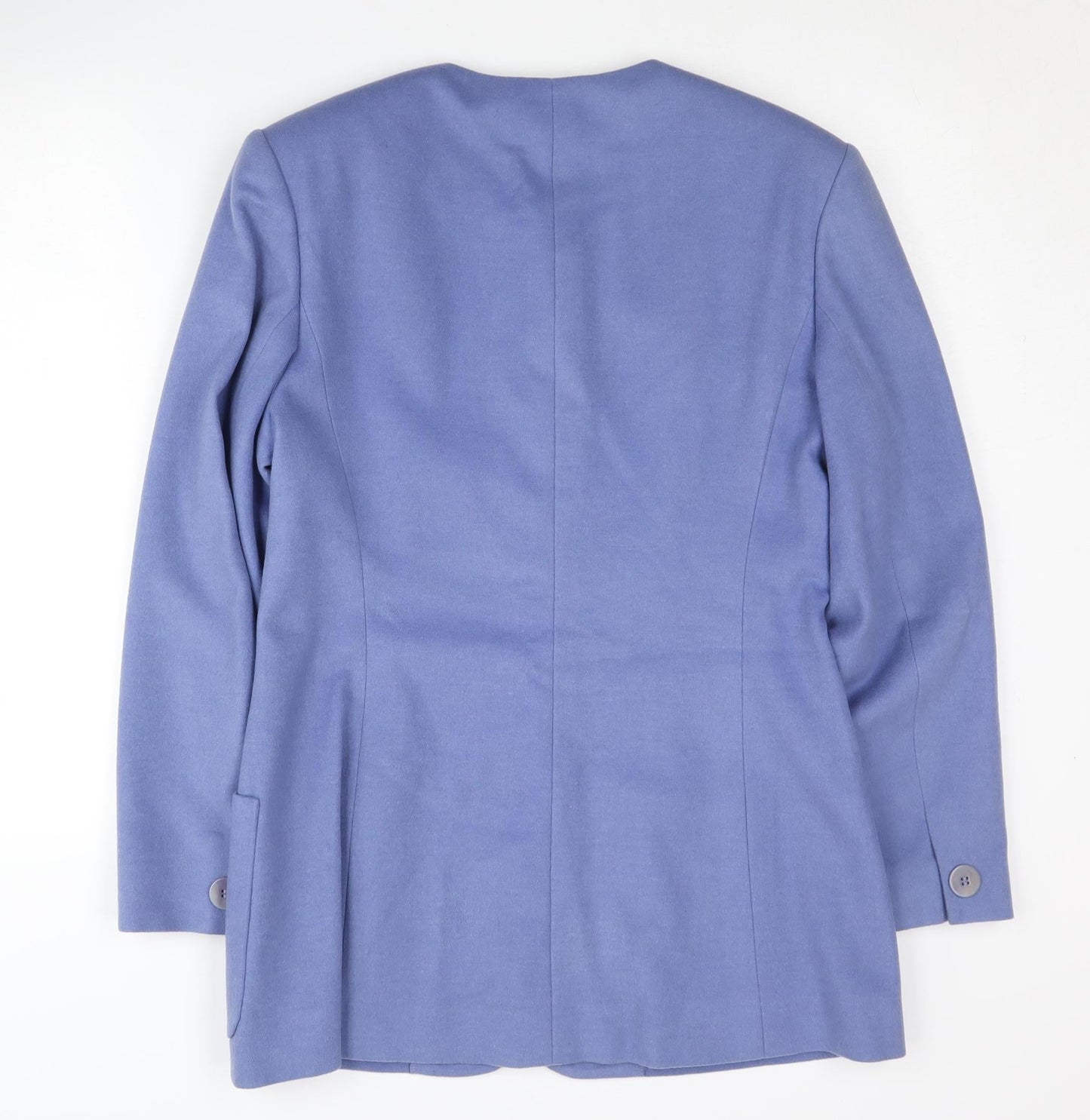 Jaeger Women's Blue Wool Blazer Size 12