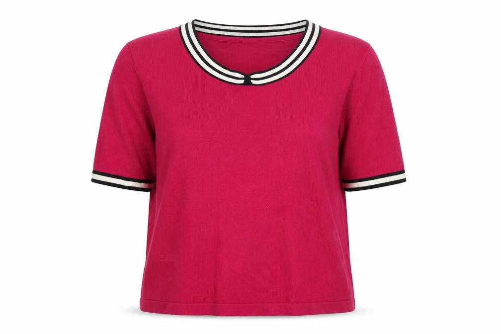 Womens UK Size L Viyella Red Pullover Jumper