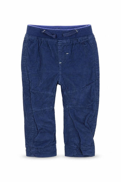 Front view of Joules unisex 3-6 months blue jogger trousers