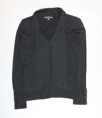 Laura Ashley Women's Grey Cardigan, Size 8