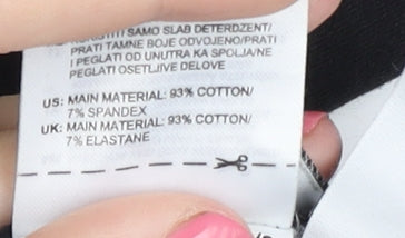 Adidas Women's Black Leggings Size 8 - Stretchy Activewear