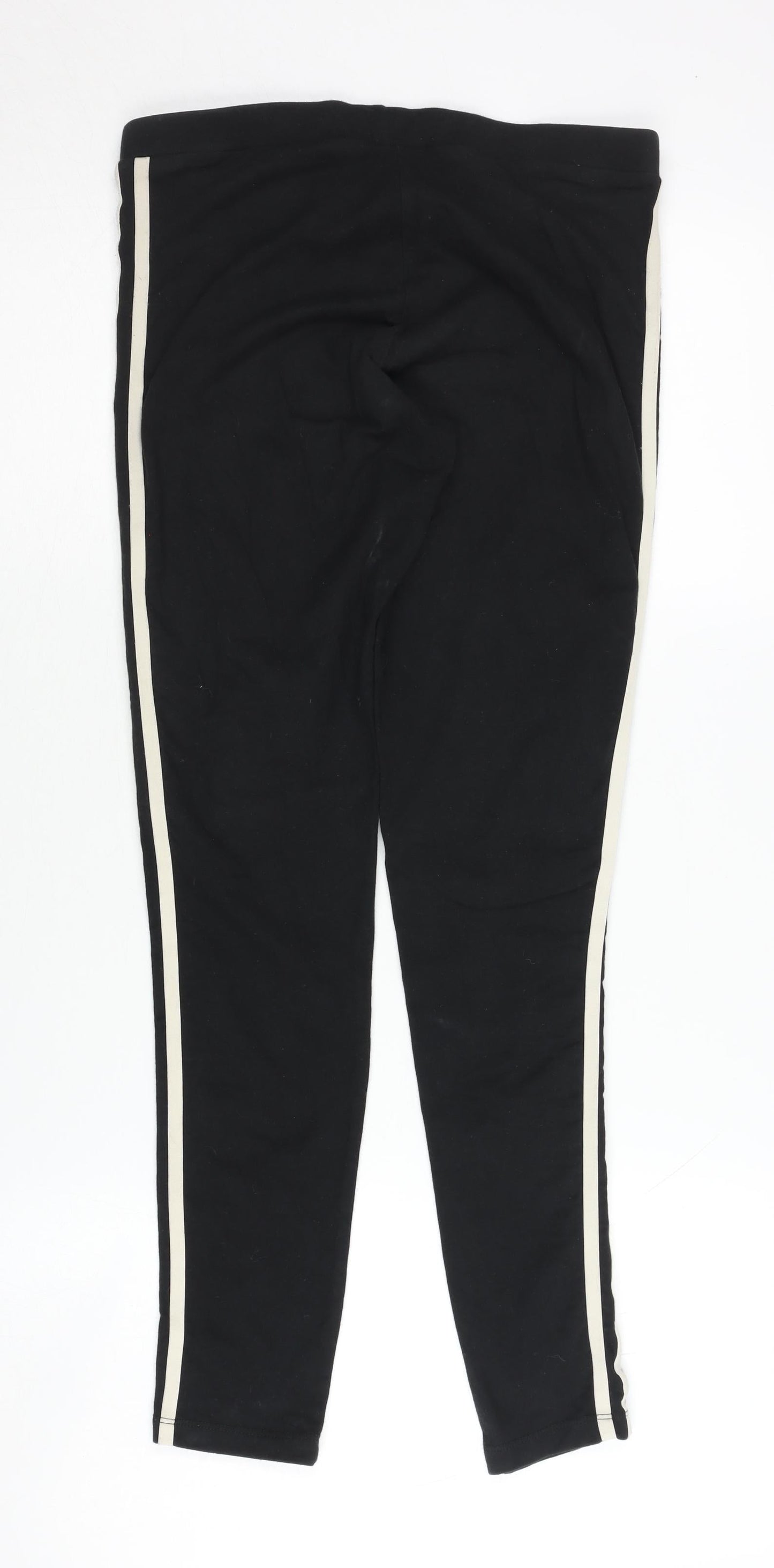 Womens UK Size 10 adidas Athletic Fit Leggings Black Leggings