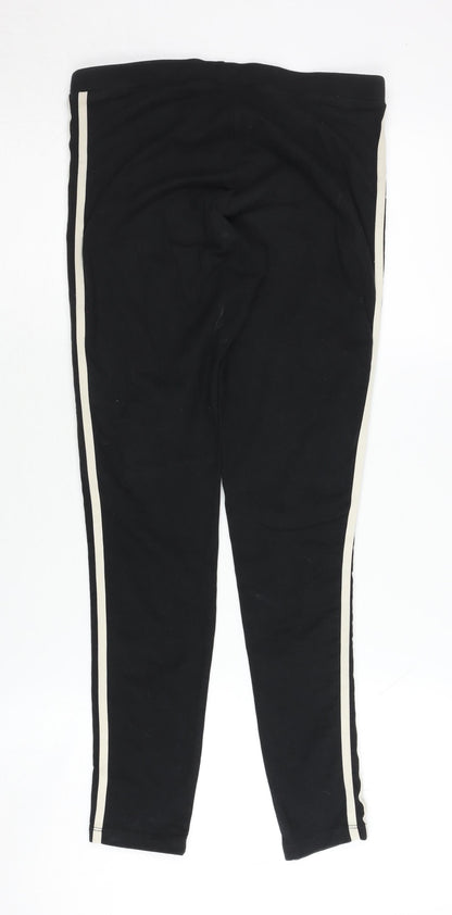 Womens UK Size 10 adidas Athletic Fit Leggings Black Leggings