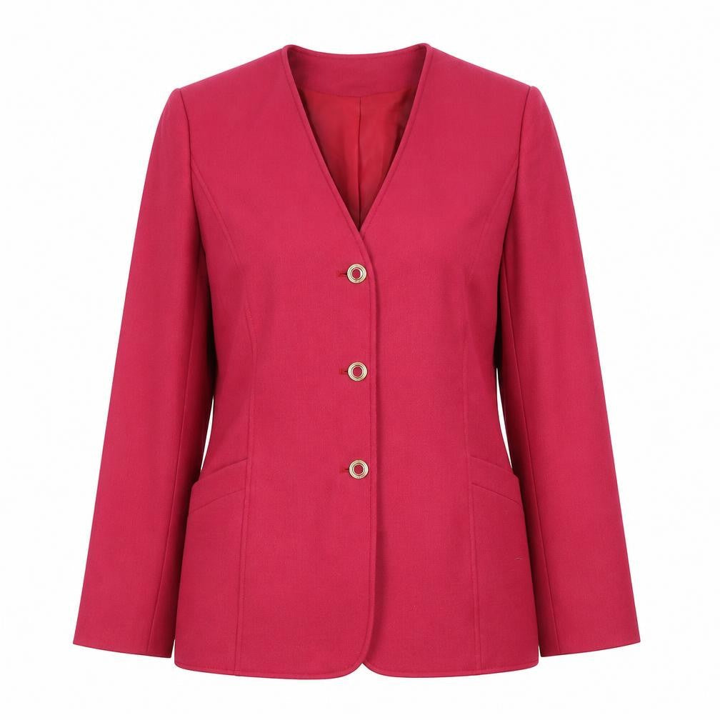 Womens UK Size 10 Eastex Regular Red Blazer