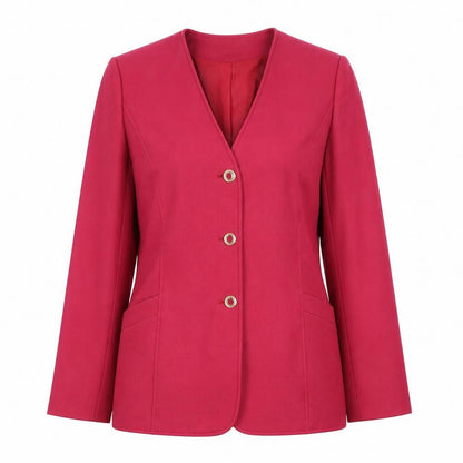 Womens UK Size 10 Eastex Regular Red Blazer