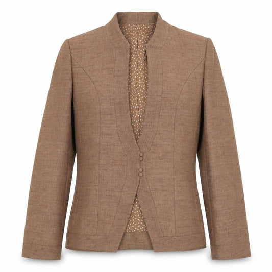 Womens UK Size 12 Jacques Vert Regular Brown Blazer