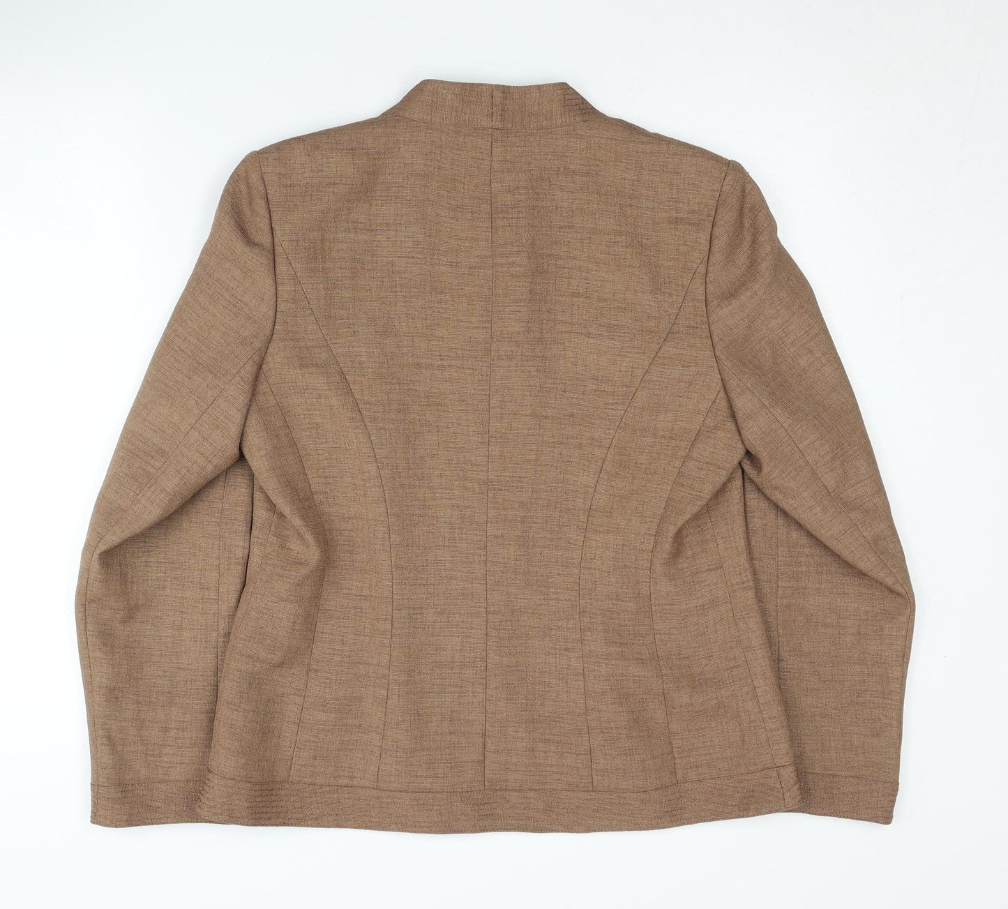 Jacques Vert Women's Brown Blazer Size 12, Polka Dot Lining