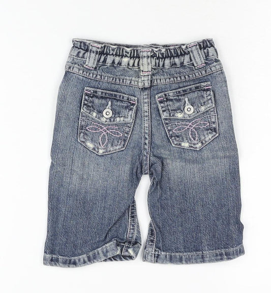 Ted Baker Blue Denim Shorts, Unisex, 3-6 M, Button, Pockets