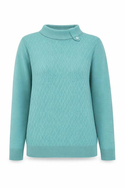 Womens UK Size 10-12 Honor Millburn Green Pullover Jumper