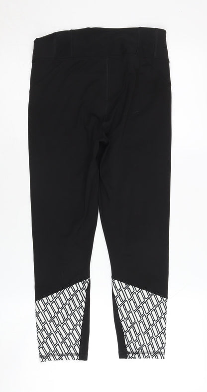 Puma Women's Black Cropped Leggings - Size S