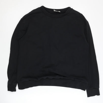 Womens UK Size 10 ASOS Black Pullover Sweatshirt