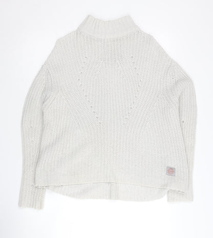 Womens UK Size XS Superdry Ivory Pullover Jumper
