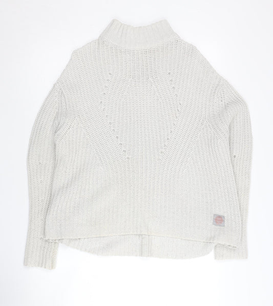 Womens UK Size XS Superdry Ivory Pullover Jumper