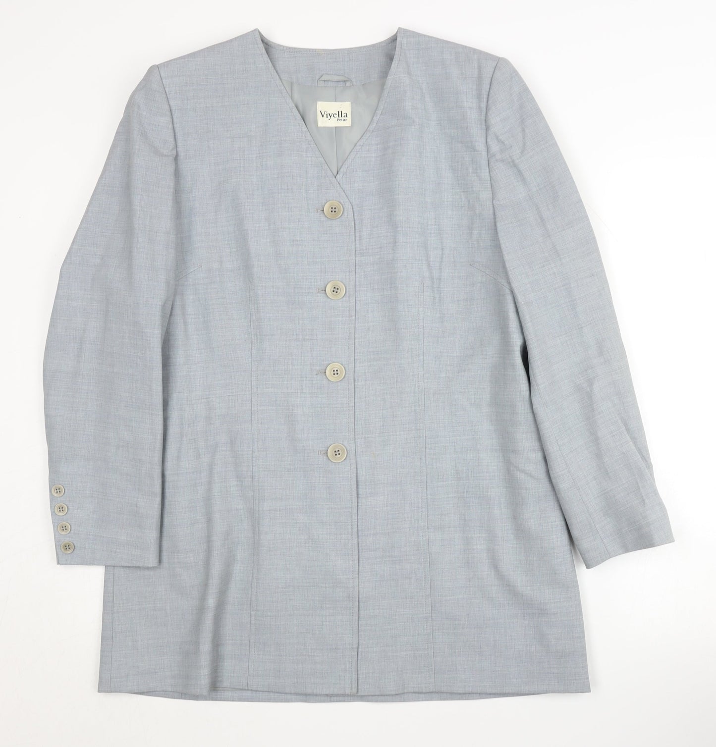 Viyella Women’s Grey Petite Blazer UK 14