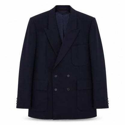 Mens UK Size 40 Jeff Banks Regular Blue Suit Jacket