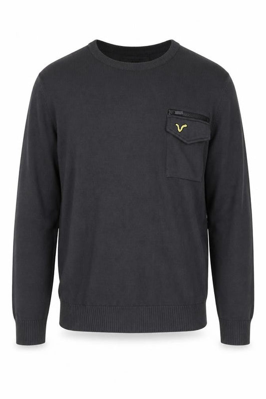 VOI Jeans Co. Men's Black Pullover Jumper, M, Casual