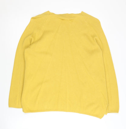 J by Jasper Conran Women's Yellow Pullover Jumper Size 8