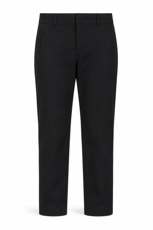 Womens UK Size 8 Calvin Klein Regular Fit Chino Black Trousers