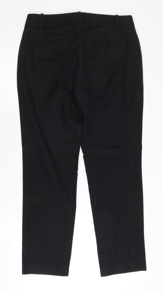 Calvin Klein Women's Black Chino Trousers Size 8