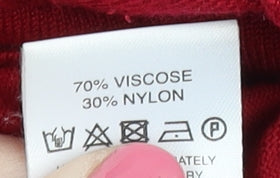 Eastex Women's Red Pullover Jumper Size 18