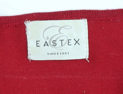 Eastex Women's Red Pullover Jumper Size 18
