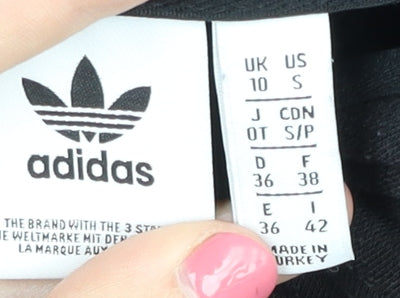 Adidas Women's Black Pullover Hoodie, Size 10