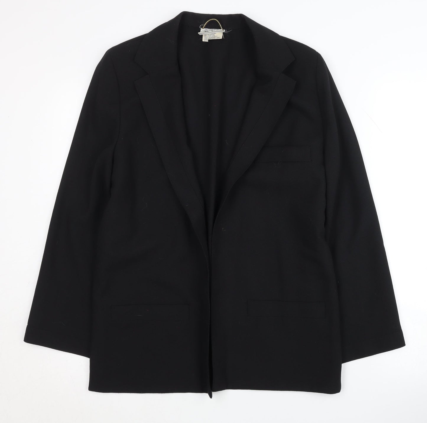 Jacques Vert Women's Black Blazer, Size 12, Classic Fit