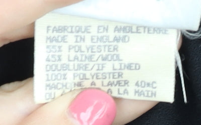 Jacques Vert Women's Black Blazer, Size 12, Classic Fit