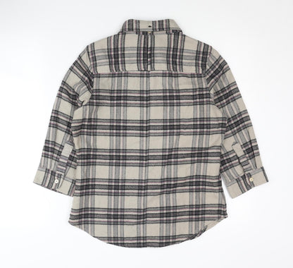 Quiksilver Unisex Multicoloured Plaid Button-Up Shirt M