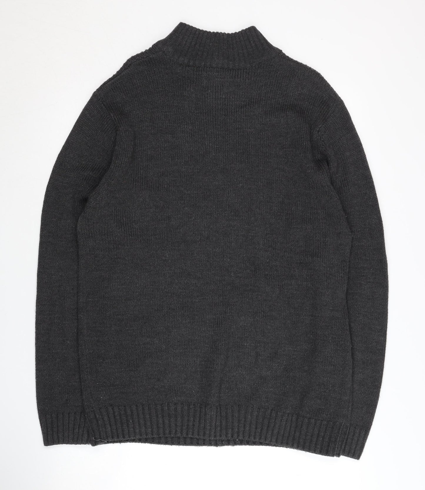 Pierre Cardin Men’s XL Grey Pullover Jumper High Neck