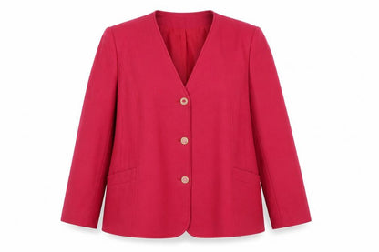 Womens UK Size 16 Eastex Regular Red Blazer